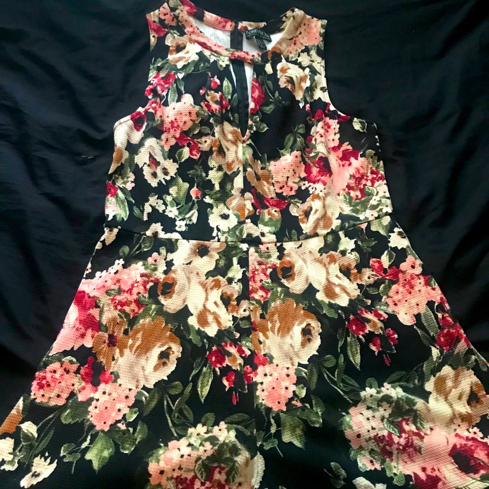 Forever 21 floral romper